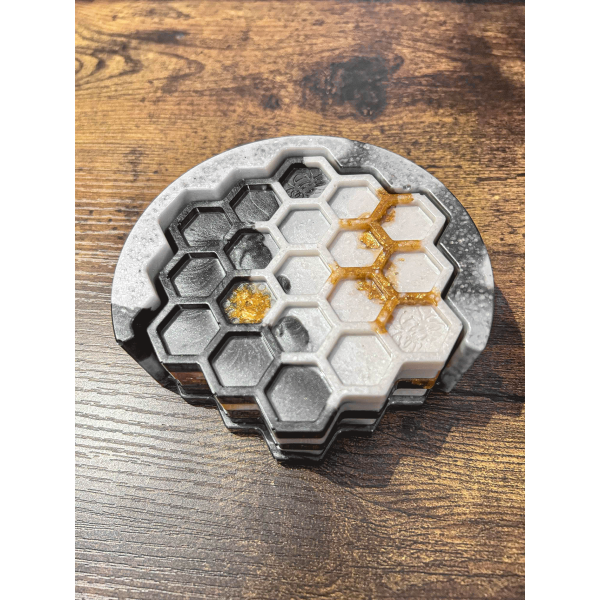 Resin Bee Coaster